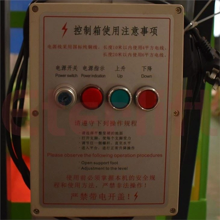 Single Mast Aluminum Alloy Lift