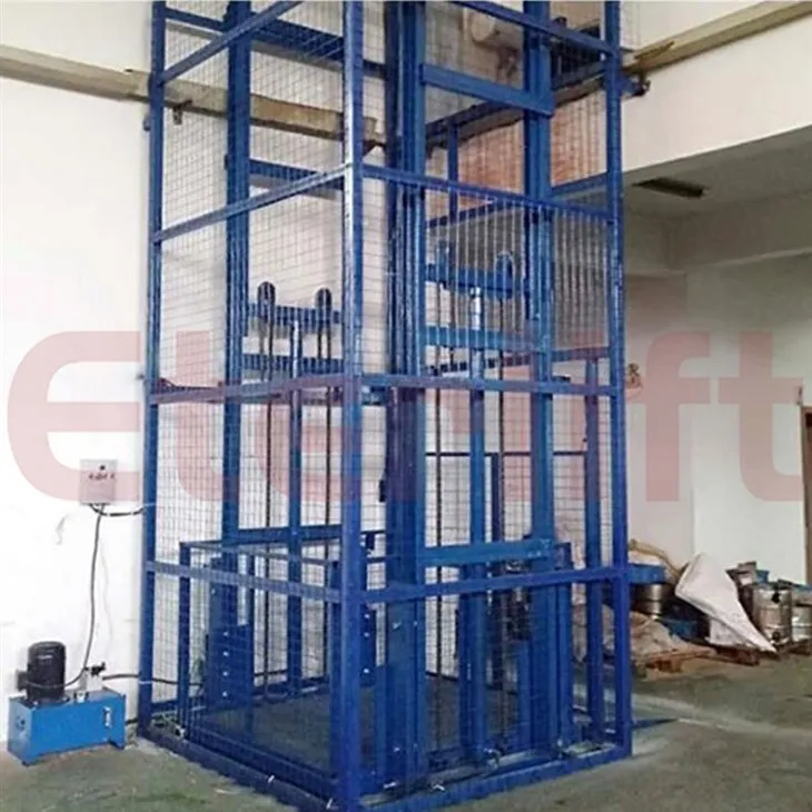Vertical Guide Rail Cargo Lift